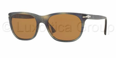 Persol zonnebril PO3102S stripped grijs havana