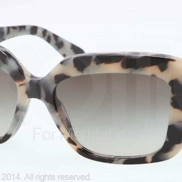Prada Zonnebril 03QS White havana green gradient