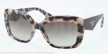 Prada Zonnebril 03QS White havana green gradient