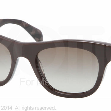 Prada Zonnebril PR 04QS Dark brown green gradient