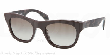 Prada Zonnebril PR 04QS Dark brown green gradient