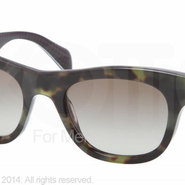 Prada Zonnebril PR 04QS Green havana green gradient