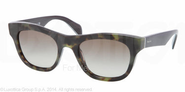 Prada Zonnebril PR 04QS Green havana green gradient