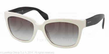 Prada Zonnebril PR 07PS Ivory-Grijs