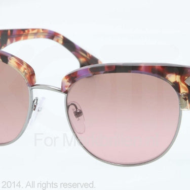 Prada Zonnebril PR 08QS Spotted havana pink green gradient