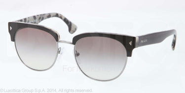 Prada Zonnebril PR 08QS Top black/white havana gray gradient