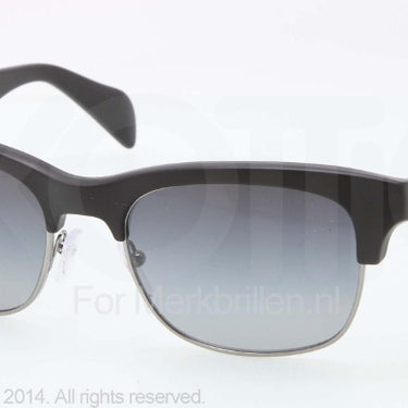 Prada Zonnebril PR 11PS Matte black polar gray gradient