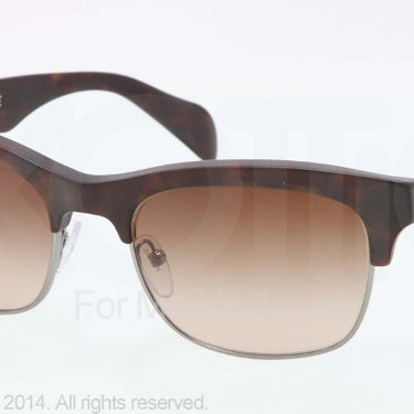 Prada Zonnebril PR 11PS Matte havana brown gradient