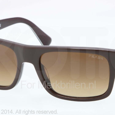 Prada Zonnebril PR 18PS Dark brown light brown gradient