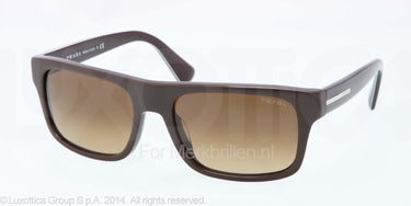Prada Zonnebril PR 18PS Dark brown light brown gradient