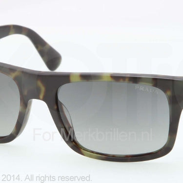 Prada Zonnebril PR 18PS Matte green havana light grey gradient