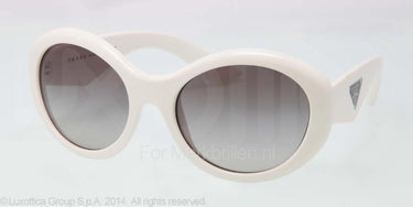 Prada Zonnebril PR 30PS Ivory grey gradient