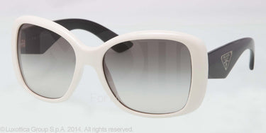Prada Zonnebril PR 32PS Ivory grey gradient