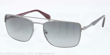 Prada Zonnebril PR 50QS Brushed gunmetal demi sh gray gradient