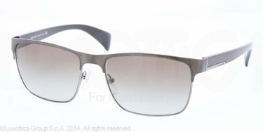 Prada Zonnebril PR 51OS Brushed black green gradient
