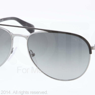 Prada Zonnebril PR 51QS Matte black/gunmetal grey gradient