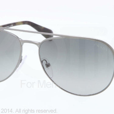 Prada Zonnebril PR 51QS Brushed gunmetal demi sh grey gradient