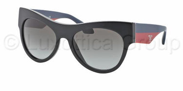 Prada zonnebril PR 28QS Zwart rood