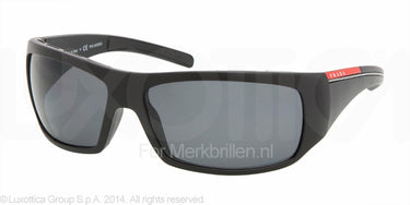 Prada Zonnebril PS 01LS Black sand polar gray