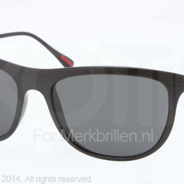 Prada Zonnebril PS 01PS Black demi shiny gray