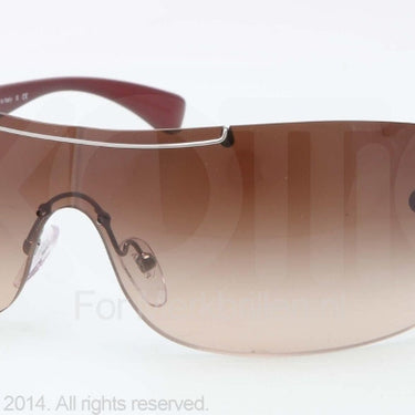 Prada Zonnebril PS 02MS Gunmetal brown gradient