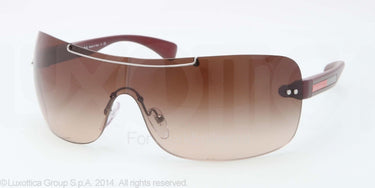 Prada Zonnebril PS 02MS Gunmetal brown gradient