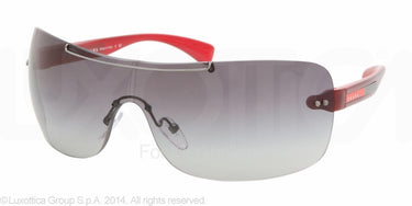 Prada Zonnebril PS 02MS Top currant-fire grey gradient