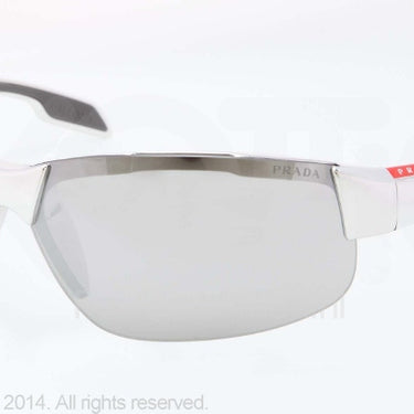 Prada Zonnebril PS 03PS Chrome mirror silver
