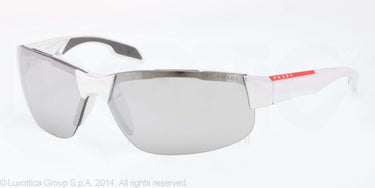 Prada Zonnebril PS 03PS Chrome mirror silver
