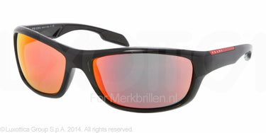 Prada Zonnebril PS 04NS Zwart-Rood