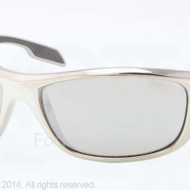 Prada Zonnebril PS 04NS Chrome grey mirror silver