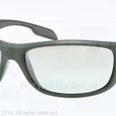 Prada Zonnebril PS 04NS Green mirror gray gradient