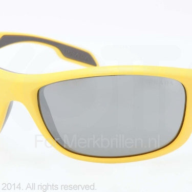 Prada Zonnebril PS 04NS Yellow grey mirror silver