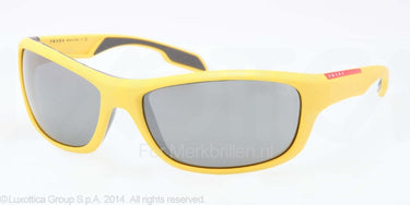 Prada Zonnebril PS 04NS Yellow grey mirror silver
