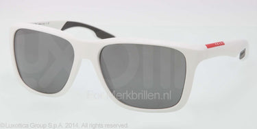 Prada Zonnebril PS 04OS AAI2F2 White demi shiny