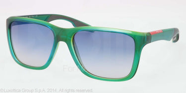 Prada Zonnebril PS 04OS Top blue on green blue gradient