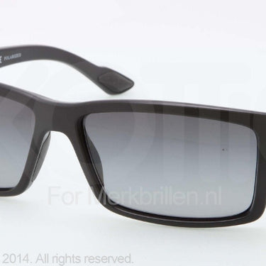 Prada Zonnebril PS 05OS Black demi shiny polar gray gradient