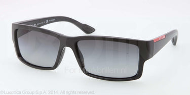 Prada Zonnebril PS 05OS Black demi shiny polar gray gradient
