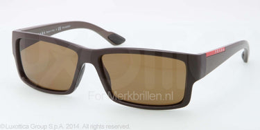 Prada Zonnebril PS 05OS Brown demi shiny polar brown