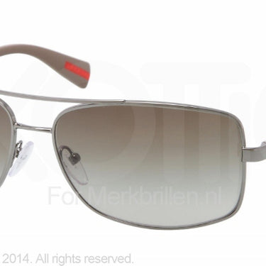 Prada Zonnebril PS 50OS Gunmetal-Groen