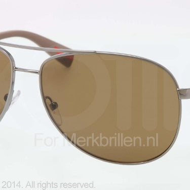 Prada Zonnebril PS 51OS Gunmetal-Bruin