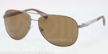 Prada Zonnebril PS 51OS Gunmetal-Bruin