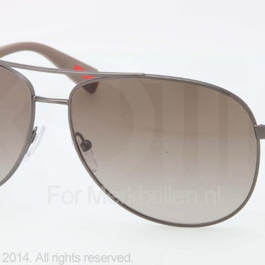 Prada Zonnebril PS 51OS Gunmetal brown gradient
