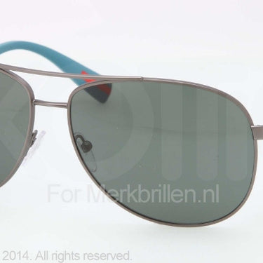 Prada Zonnebril PS 51OS Gunmetal green