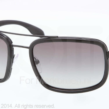 Prada Zonnebril PS 52PS Black rubber gray gradient