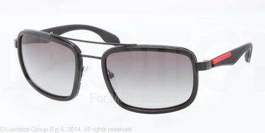 Prada Zonnebril PS 52PS Black rubber gray gradient