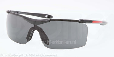 Prada Zonnebril PS 53MS Black demi shiny gray