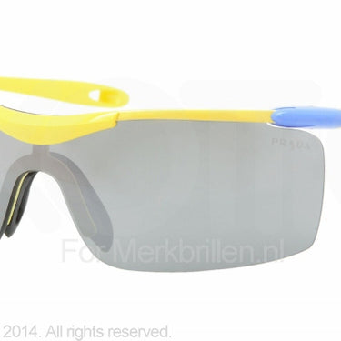 Prada Zonnebril PS 53MS Yellow gray silver mirror