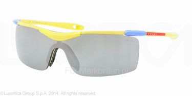 Prada Zonnebril PS 53MS Yellow gray silver mirror