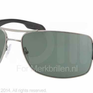 Prada Zonnebril PS 53NS Gunmetal-Groen